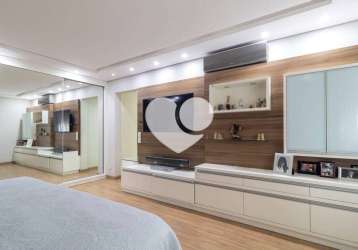 Apartamento com 4 quartos à venda na rua antônio de lucena, 22, chácara califórnia, são paulo, 315 m2 por r$ 4.700.000