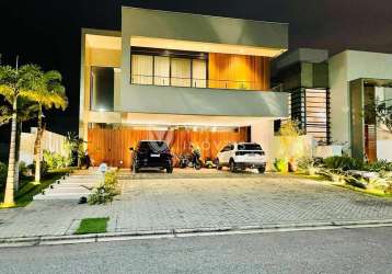 Casa com 3 dormitórios à venda, 340 m² por r$ 3.400.000,00 - alphaville nova esplanada 1 - votorantim/sp