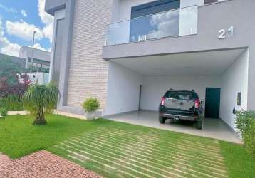 Casa em condomínio fechado com 4 quartos à venda no grand ville, uberlândia  por r$ 1.650.000