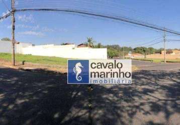 Terreno à venda, 992 m² por r$ 600.000,00 - residencial flórida - ribeirão preto/sp