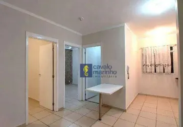 Apartamento com 2 dormitórios, 42 m² - venda por r$ 160.000,00 ou aluguel por r$ 1.076,97/mês - vila albertina - ribeirão preto/sp