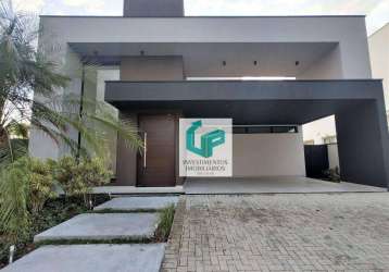 Casa com 3 dormitórios à venda, 242 m² por r$ 1.900.000,00 - alphaville nova esplanada i - votorantim/sp