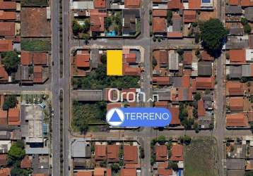 Terreno à venda, 432 m² por r$ 287.000,00 - setor araguaia - aparecida de goiânia/go
