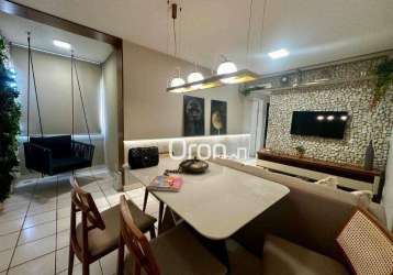 Apartamento com 3 dormitórios à venda, 70 m² por r$ 270.000,00 - setor marechal rondon - goiânia/go