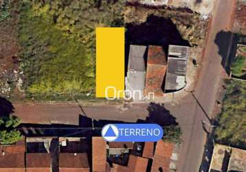 Terreno à venda, 360 m² por r$ 115.000,00 - residencial solar ville - goiânia/go