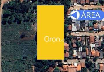 Área à venda, 12100 m² por r$ 1.850.000,00 - jardim das oliveiras - trindade/go