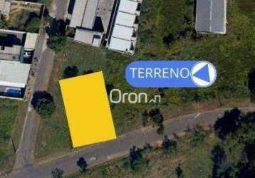 Terreno à venda, 477 m² por r$ 280.000,00 - residencial humaitá - goiânia/go