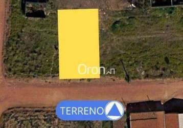Terreno à venda, 440 m² por r$ 135.000,00 - itapuã - aparecida de goiânia/go