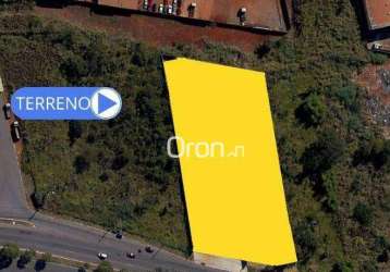 Área à venda, 5630 m² por r$ 7.000.000,00 - zona industrial pedro abraão - goiânia/go