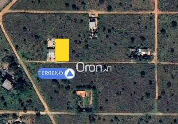 Terreno à venda, 360 m² por r$ 32.000,00 - zona rural - aragoiânia/go