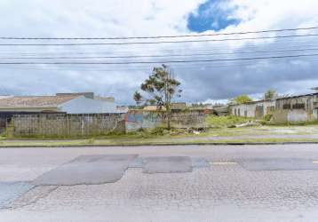 Terreno comercial à venda na rua manoel tibúrcio machado, 217, borda do campo, são josé dos pinhais, 1680 m2 por r$ 1.100.000