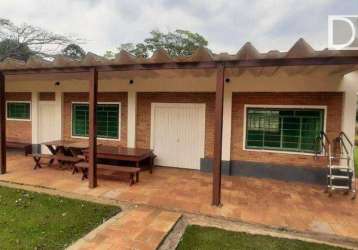 Chácara com 4 dormitórios à venda, 14000 m² por r$ 1.980.000,00 - rio verde - araçoiaba da serra/sp