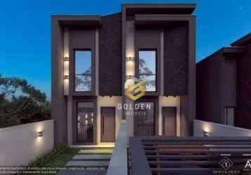 Casa com 2 dormitórios à venda, 60 m² por r$ 429.900,00 - loteamento br felice - tijucas/sc
