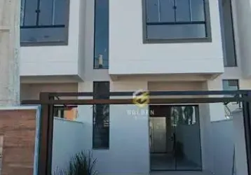 Sobrado com 2 dormitórios à venda, 63 m² por r$ 375.000,00 - loteamento flora e flora - tijucas/sc