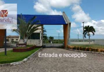 Oportunidade! terreno em condomínio medindo 540m² próximo à praia de jacumã por r$ 98.000 - jardim recreio - conde/pb