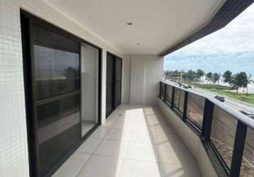 Apartamento beira-mar de 70m² com na orla a venda  por r$ 860.000 - loteamento bela vista - cabedelo/pb