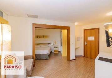 Flat com 1 dormitório à venda, 43 m² por r$ 265.000,00 - batel - curitiba/pr