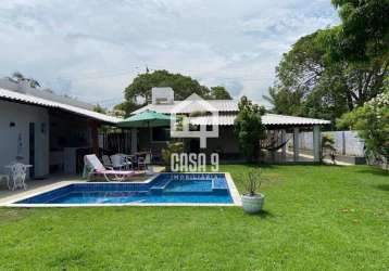 Casa com terreno e piscina privativa em itacimirim-ba