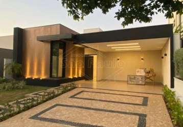 Casa em condomínio fechado com 3 quartos à venda na avenida das bachianas, condomínio portal das tipuanas, araraquara, 197 m2 por r$ 1.390.000
