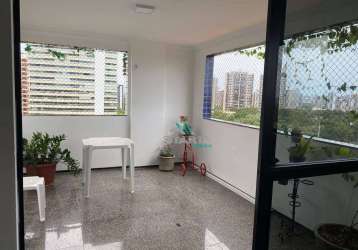 Cobertura com 3 dormitórios para alugar, 185 m² por r$ 4.275,00/mês - guararapes - fortaleza/ce