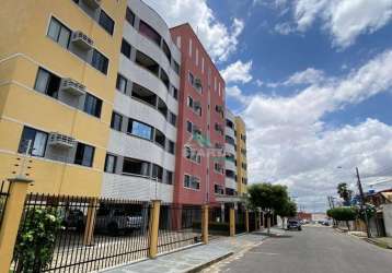 Apartamento com 3 dormitórios para alugar, 64 m² por r$ 2.500/ano - sapiranga - fortaleza/ce