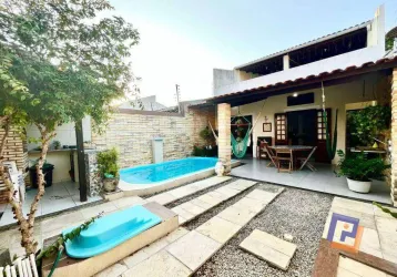 Casa com 3 quartos à venda, 214 m² - lagoa redonda - fortaleza/ce