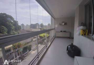 Asset imóveis vende apartamento com 3 quartos (1suíte), 115m², por r$ 750.000 - santa rosa - niterói/rj