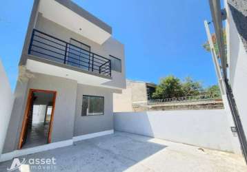 Asset imóveis vende casa duplex com varanda e 4 quartos (1suíte), 150m², por r$ 900.000 - itaipu - niterói/rj