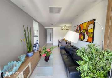 Asset imóveis vende apartamento com varanda e 2 quartos (1suíte), 78m², por r$ 600.000 - santa rosa - niterói/rj