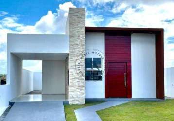 Casa com 3 dormitórios à venda, 95 m² por r$ 460.000,00 - barro vermelho - marechal deodoro/al