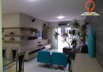 Apartamento com 3 dormitórios para alugar, 132 m² por r$ 5.000,00/mês - ponta verde - maceió/al