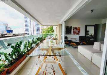 Apartamento com 4 quartos à venda na alameda capimirim, graça, salvador, 152 m2 por r$ 1.650.000