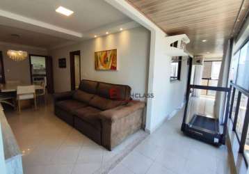 Apartamento com 3 dormitórios à venda, 110 m² por r$ 895.000,00 - itapuã - vila velha/es