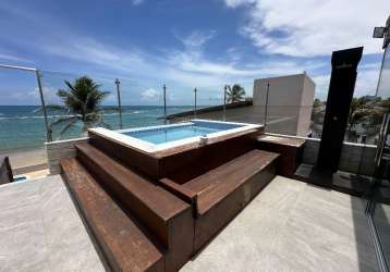 Maravilho apartamento duplex com piscina - 4 suites beira mar tabatinga