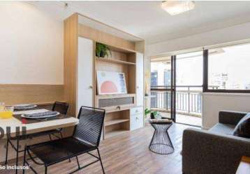 Flat com 1 dormitório à venda, 34 m² por r$ 700.000 - itaim bibi - são paulo/sp