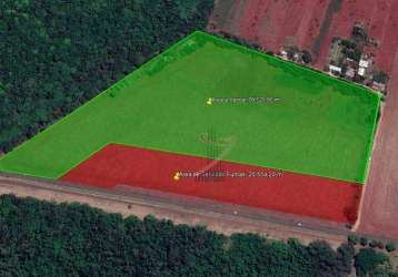 Área à venda, 70.525 m² na região de furnas, próxima ao lagoa de itaipu - foz do iguaçu