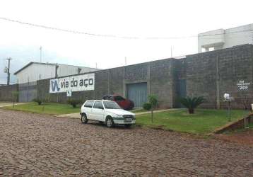 Barracão à venda, 1413 m² por r$ 3.000.000,00 - distrito industrial - foz do iguaçu/pr