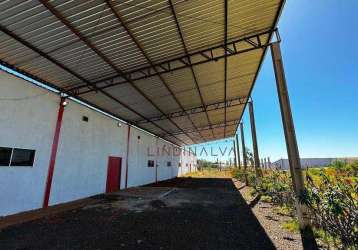 Barracão para alugar, 720 m² por r$ 9.758,33/mês - distrito industrial - foz do iguaçu/pr