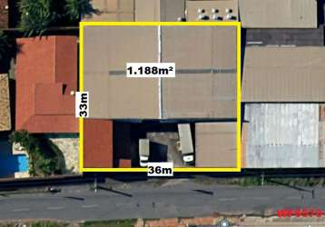 Galpão maracanaú: galpão duplo com 1.000m², escritório, terreno com 1.188m², póximo 4° anel viário
