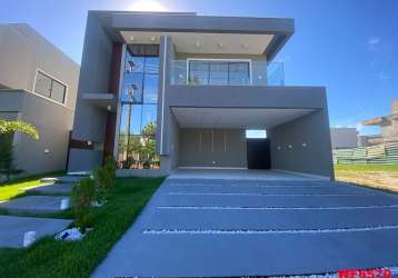 Alphaville ceará terras 2: f3, casa duplex com 247m², casa com 4 quartos, piscina, churrasqueira, 4 vagas de garagem