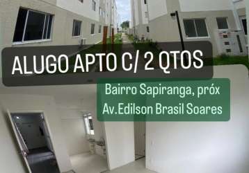 Alugo apartamento com 2 quartos no bairro sapiranga em fortaleza