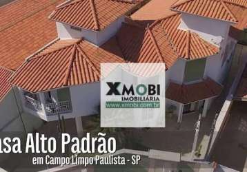 Casa com 4 dormitórios à venda, 277 m² por r$ 950.000 - jardim guanciale - campo limpo paulista/sp