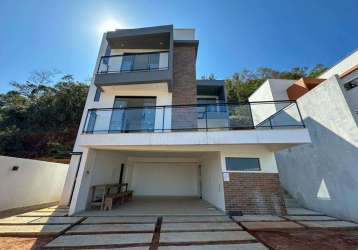 Casa em condomínio fechado com 3 quartos à venda na rua clorofila, novo horizonte, juiz de fora, 215 m2 por r$ 1.400.000