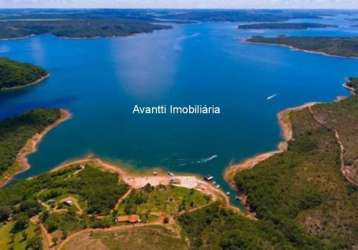 Terreno à venda em caldas novas com 300m²,  loteamento situado às margens do lago corumbá