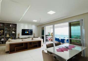 Apartamento de 3 suítes com 140 m2 vista mar no hemisphere 360 pituaçu