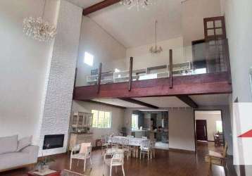 Casa com 3 suítes à venda, 440 m² por r$ 3.799.000 - condomínio associação amigos da malota - chácara malota - jundiaí/sp