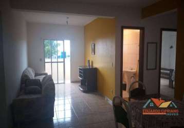 Apartamento com 2 dormitórios para alugar, 89 m² por r$ 2.746,10/mês - massaguaçu - caraguatatuba/sp
