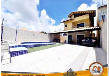 Casa com 4 dormitórios à venda, 440 m² por r$ 1.400.000,00 - cidade dos funcionários - fortaleza/ce