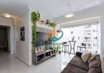 Apartamento com 3 dormitórios, 67 m² - venda por r$ 455.000,00 ou aluguel por r$ 3.210,80/mês - ponte grande - guarulhos/sp