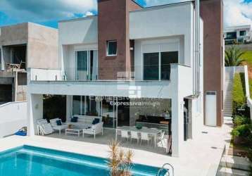 Casa com 3 dormitórios à venda, 320 m² por r$ 2.100.000,00 - condomínio reserva santa rosa - itatiba/sp
